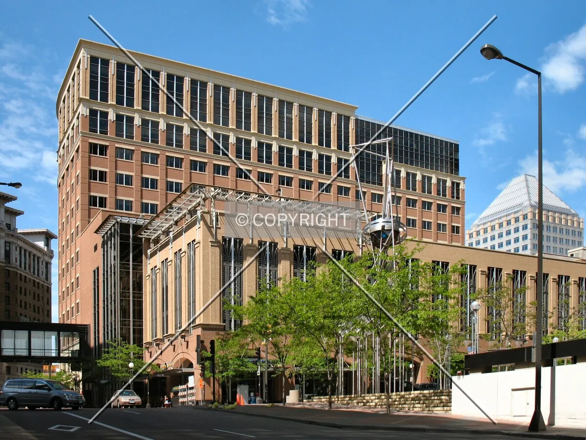 View to the west from East 5th Street