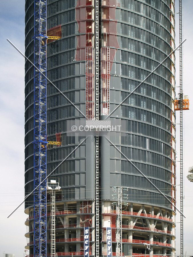Lower floors from the west