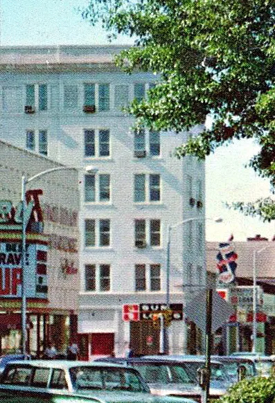 View from the southeast