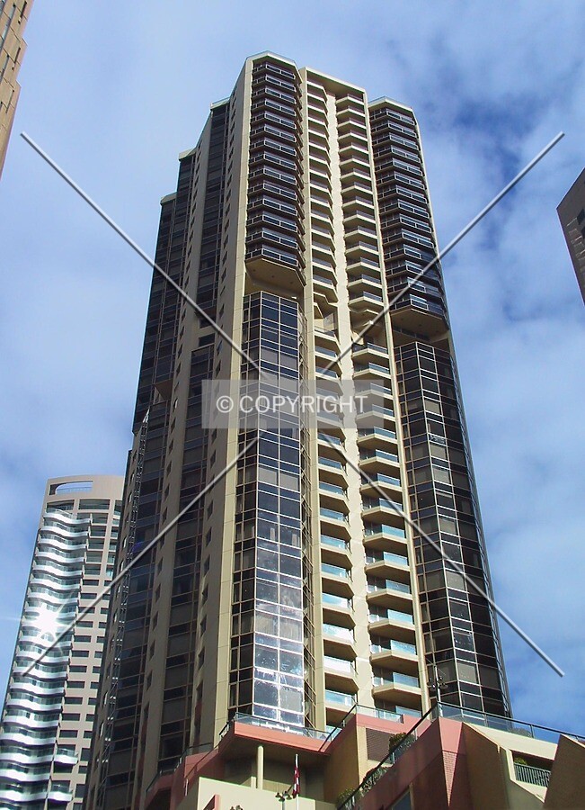 Looking south from Harrington Street