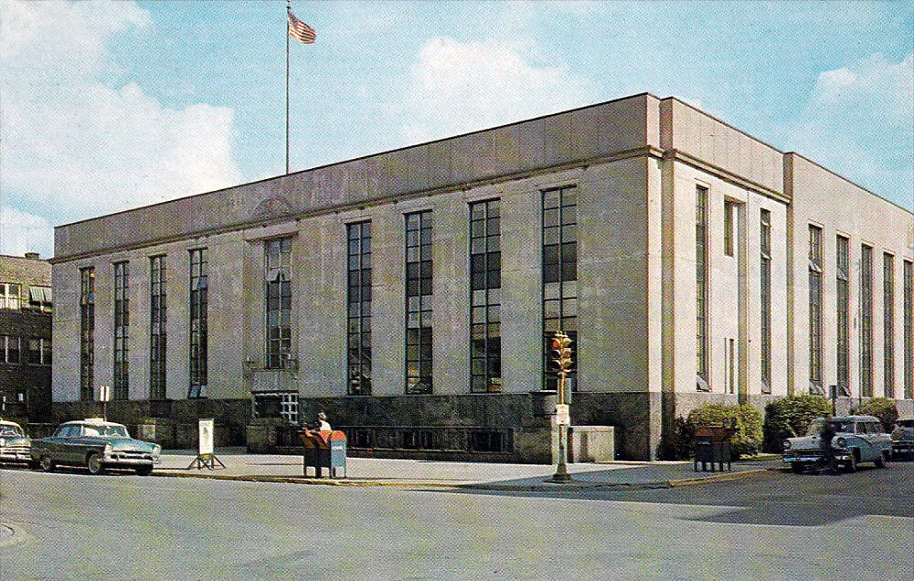 Vintage view from the southwest