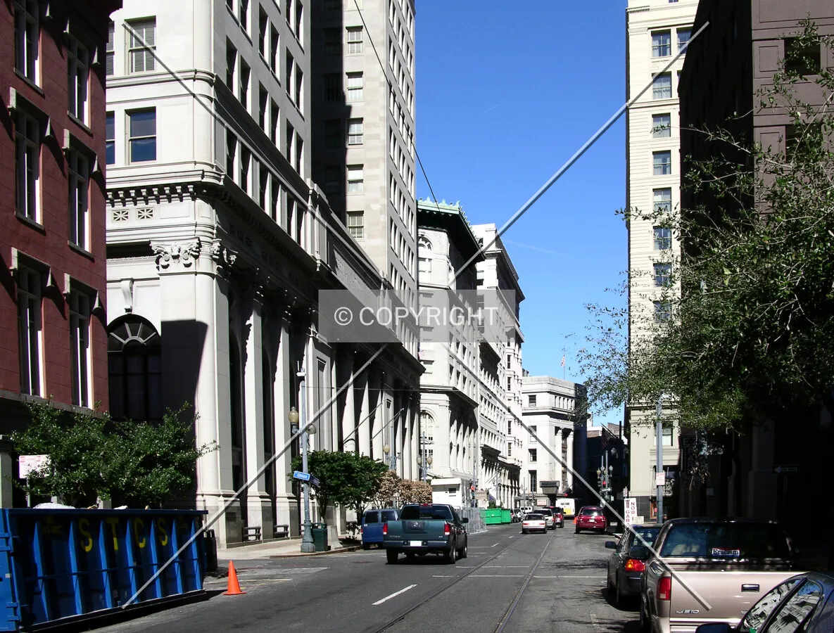 Looking north from Perdido Street