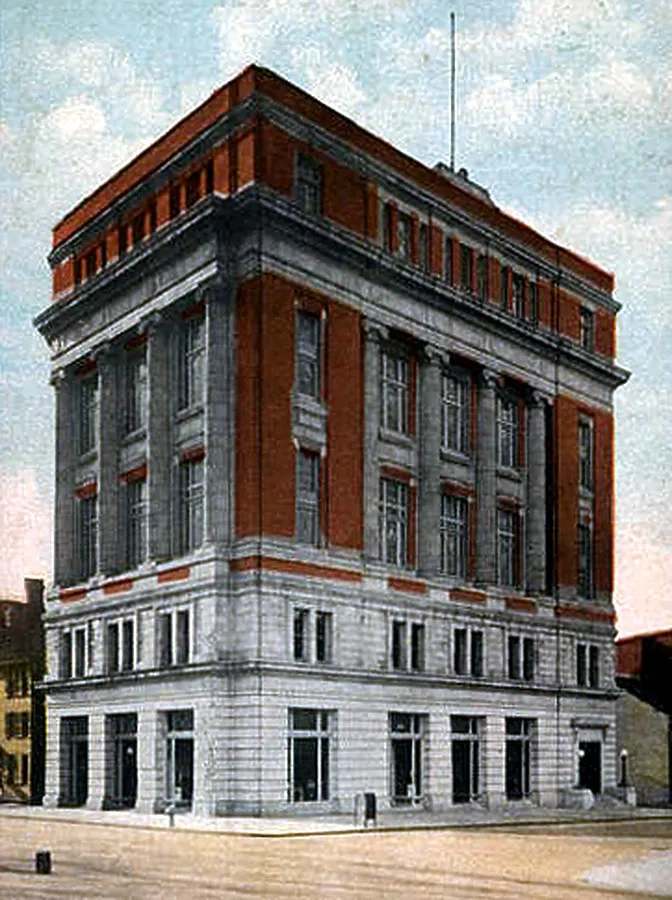 Vintage view from the north