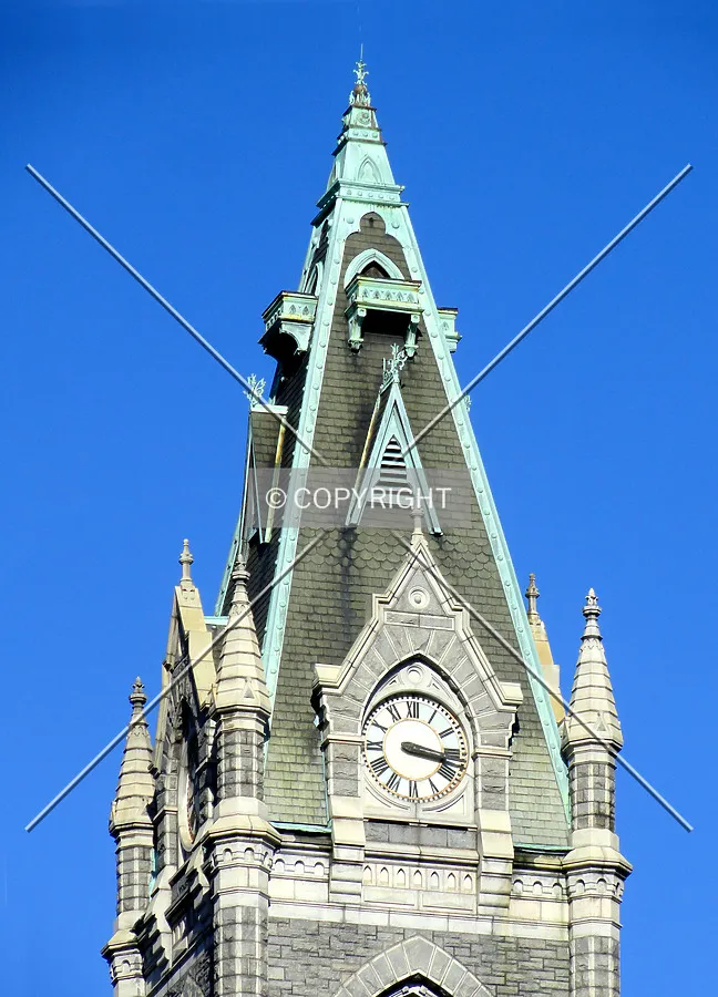 Tower detail from the southwest