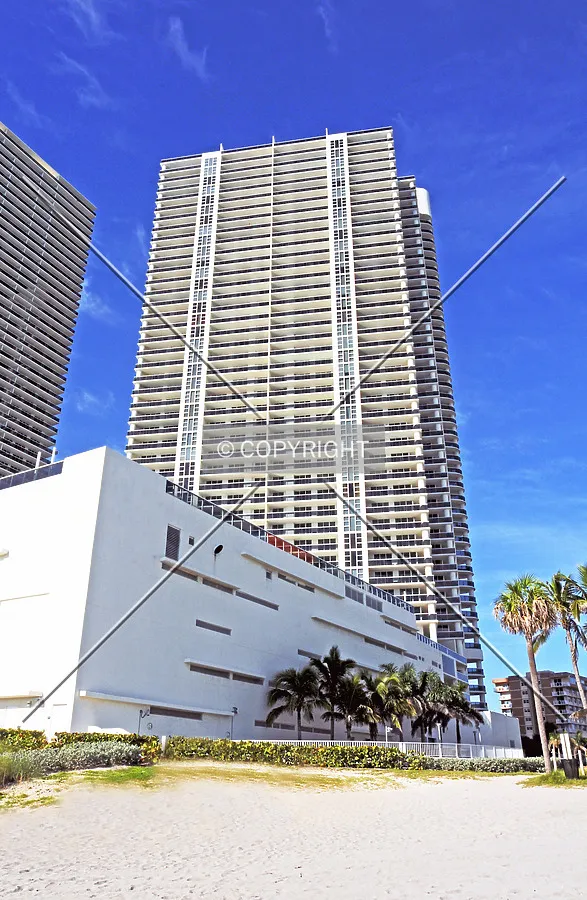View from the east