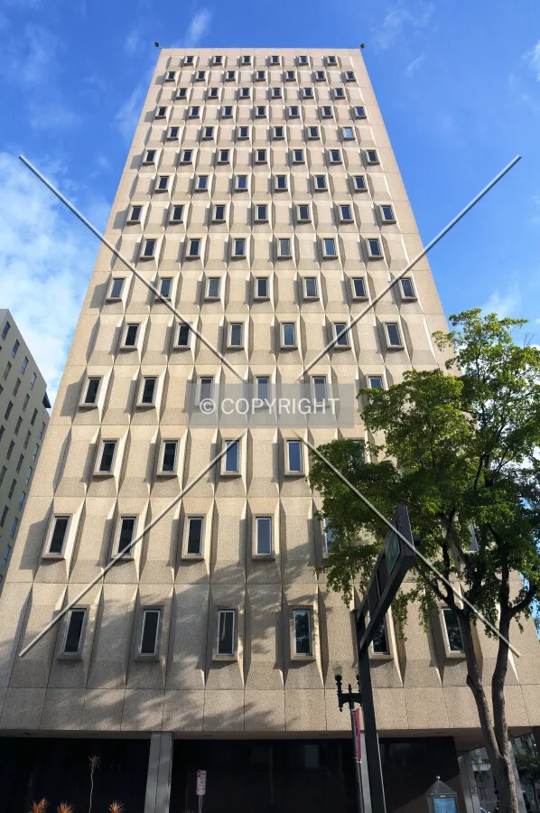 Looking up from the north
