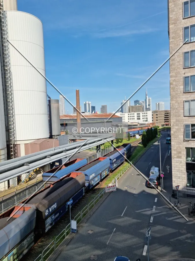 Coal train in Frankfurt
