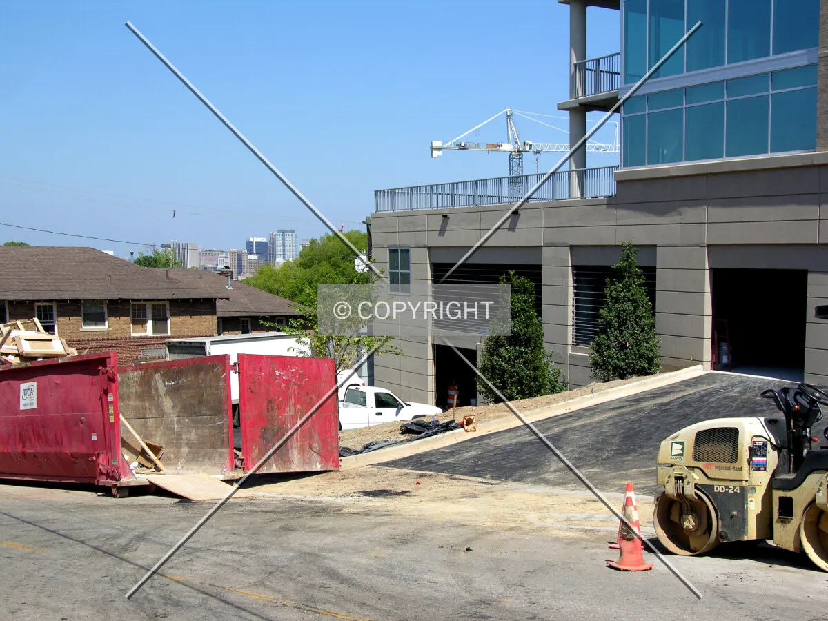Car park entrance off Caldwell Avenue South