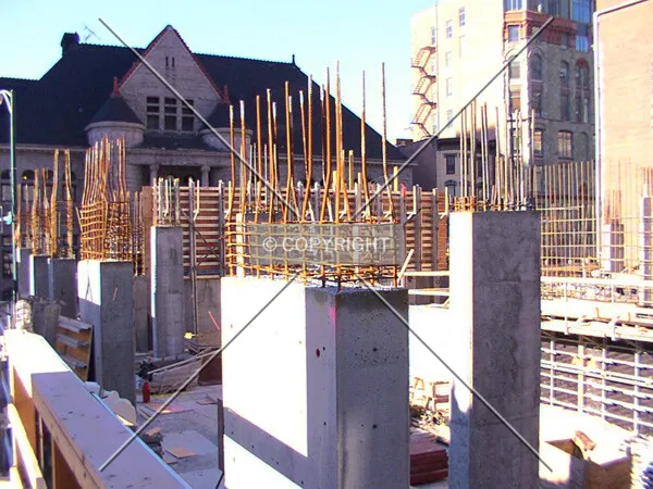 Overview from the construction trailer