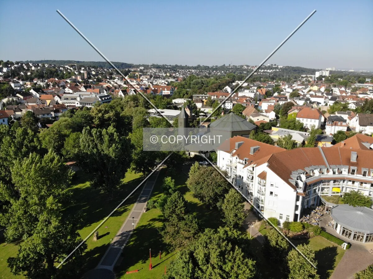 View over Bad Vilbel, Hessen