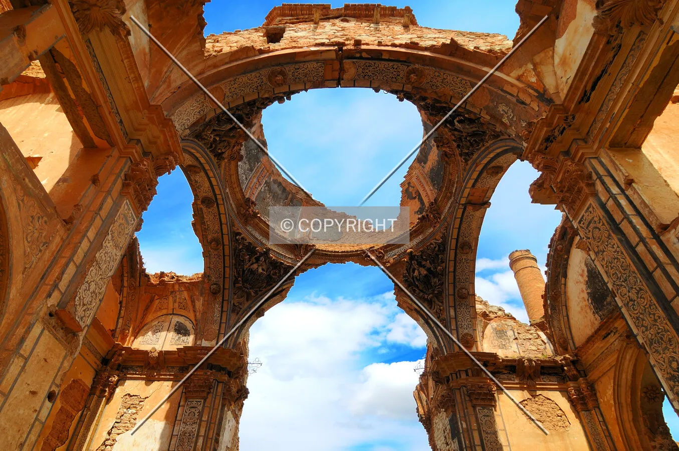 Broken dome's in Belchite
