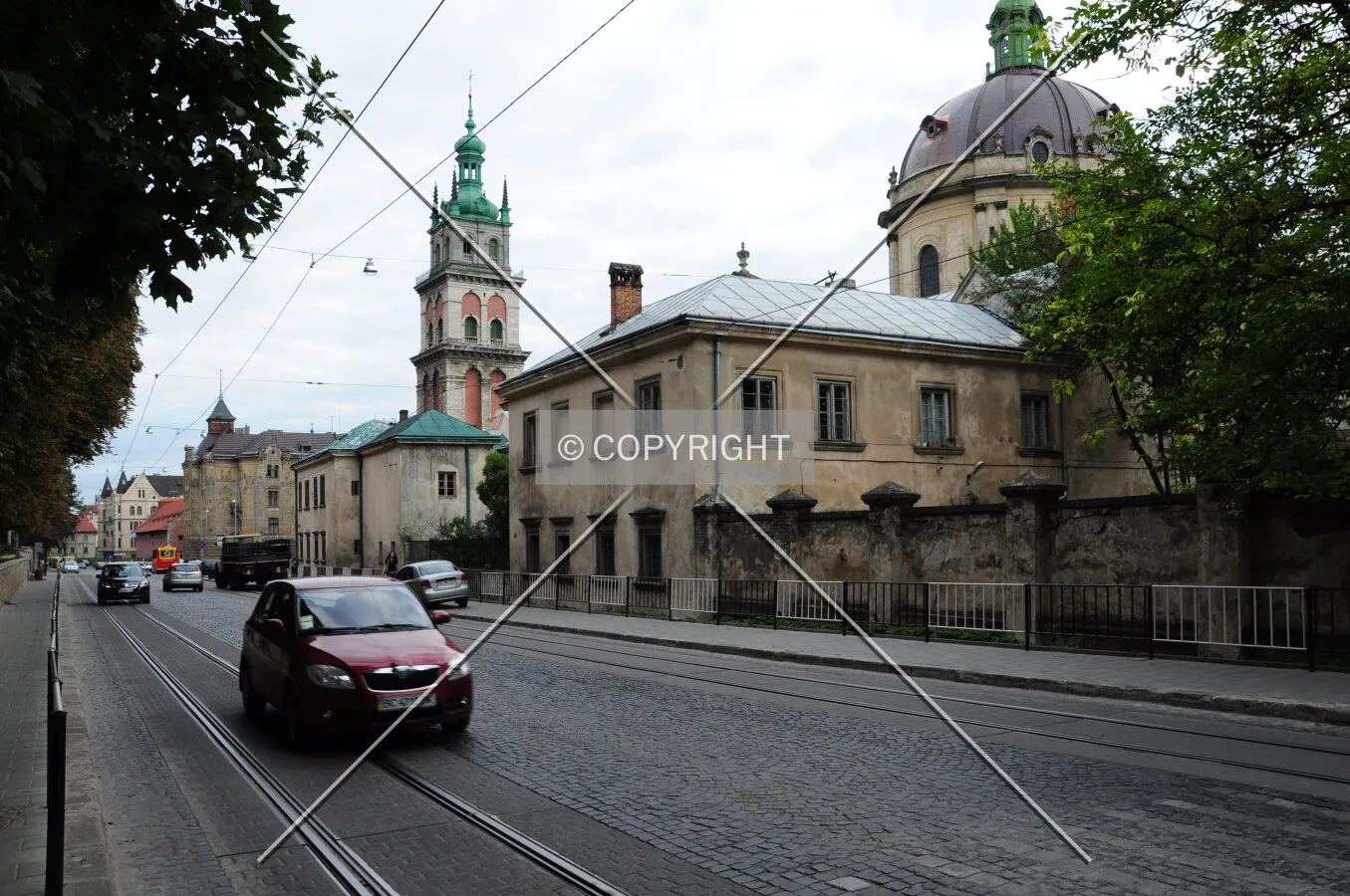 Looking along Pidvalna Street