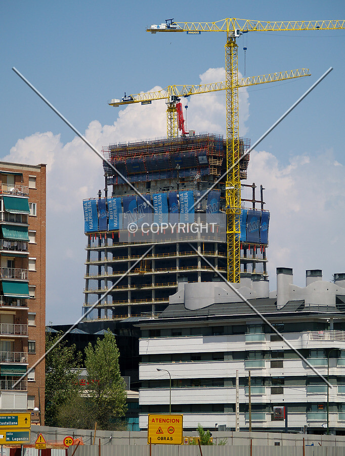 As seen from Chamartin train station