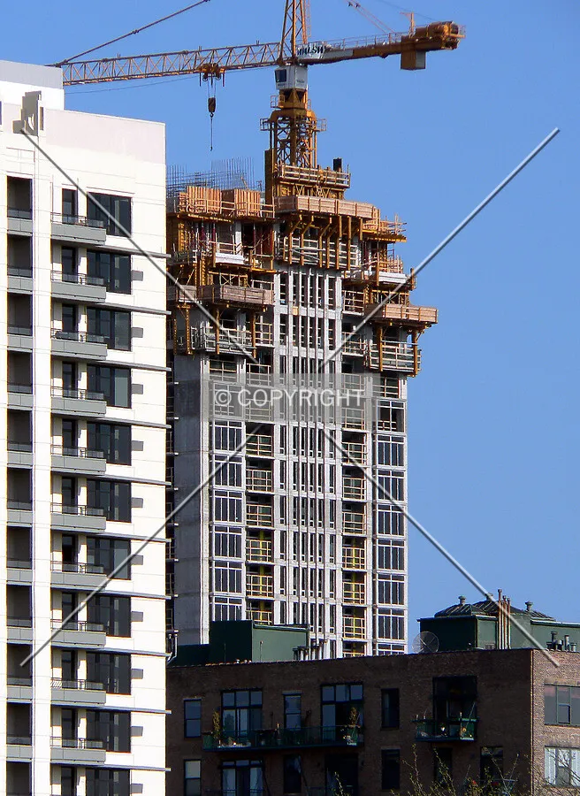 View to the southeast from Clark Street at Roosevelt Road