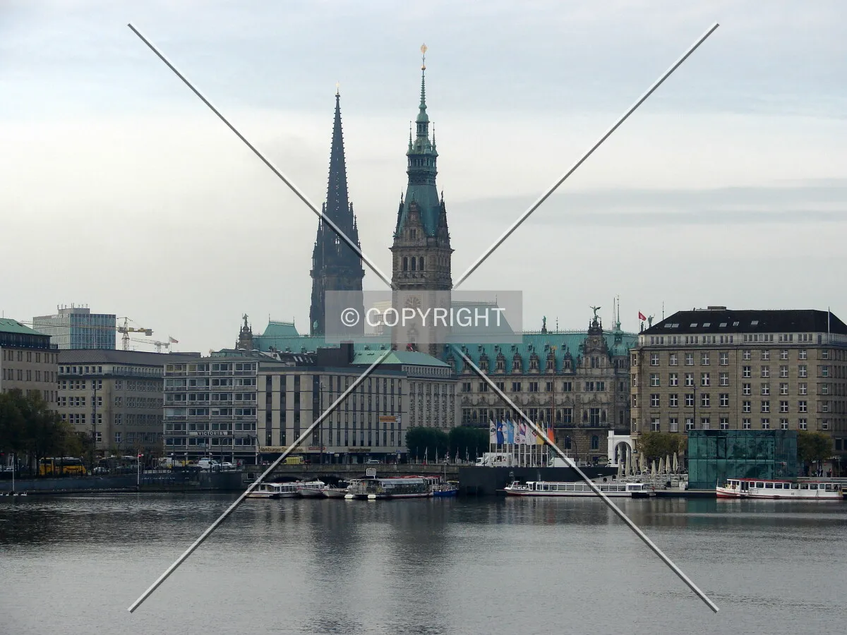 View across Binnenalster