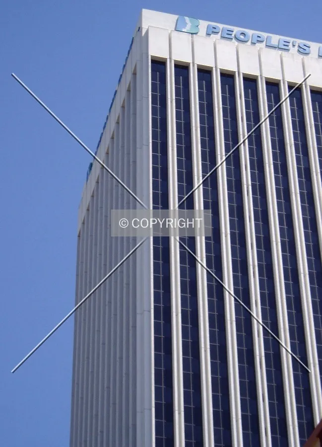 Northwest corner of the top