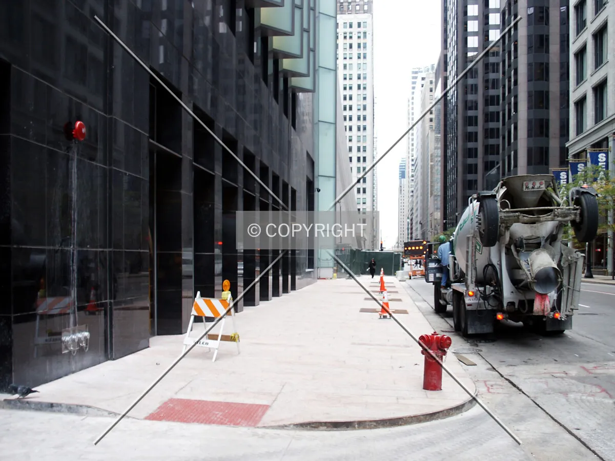 Sidewalk on Madison Street
