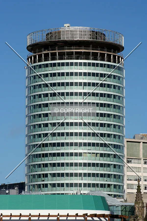 View of the facade progress