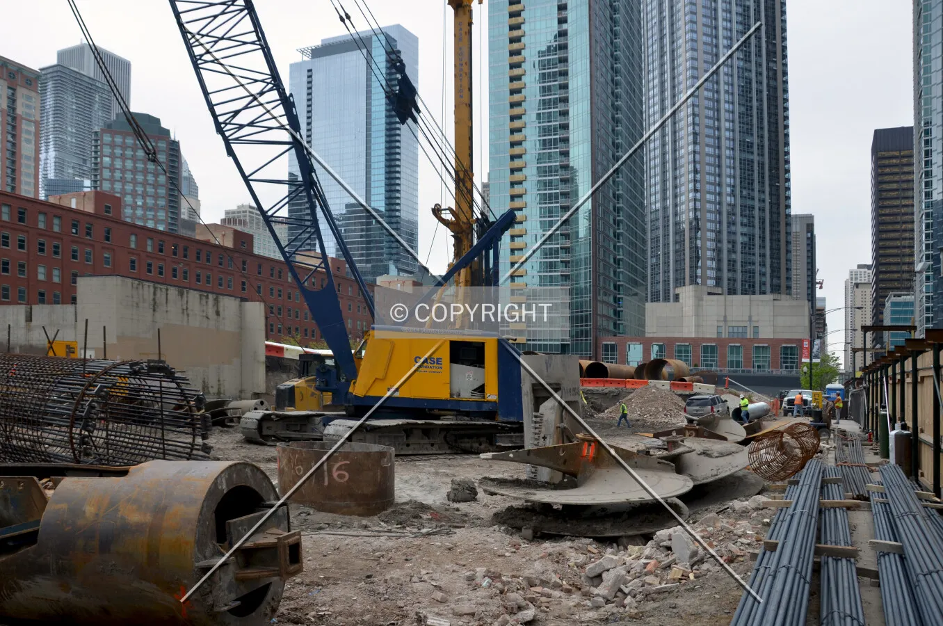 Looking southwest across the site; May 20, 2016