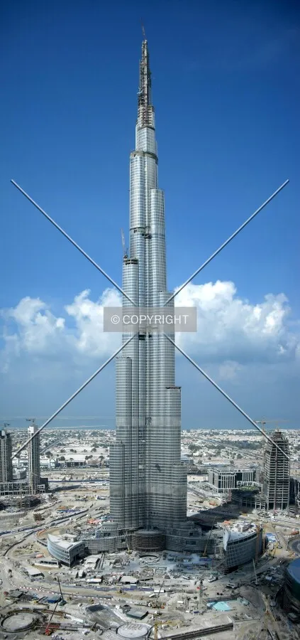 View from The Address, Downtown Burj Dubai hotel