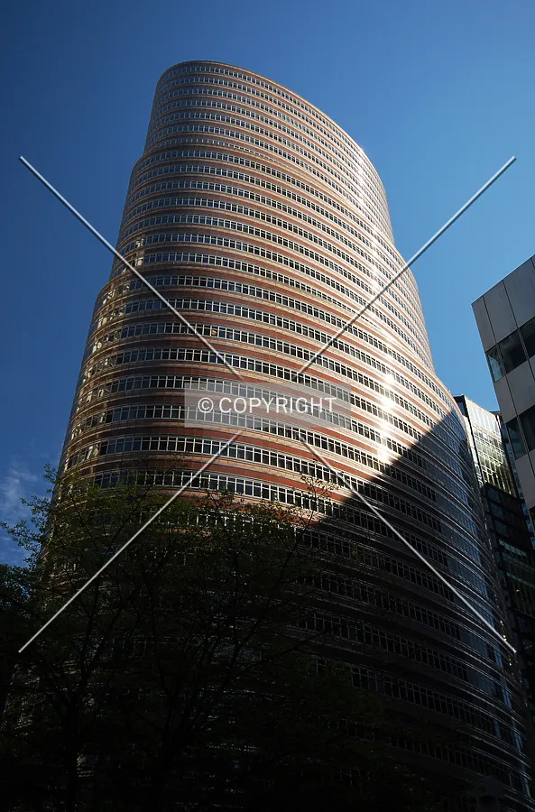 Looking up from 54th and 3rd