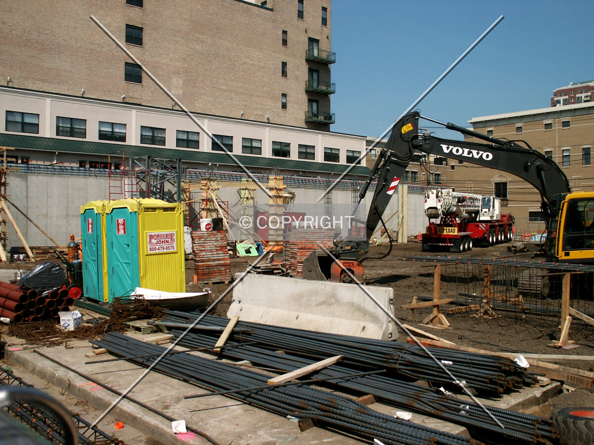 Site view from the southwest corner
