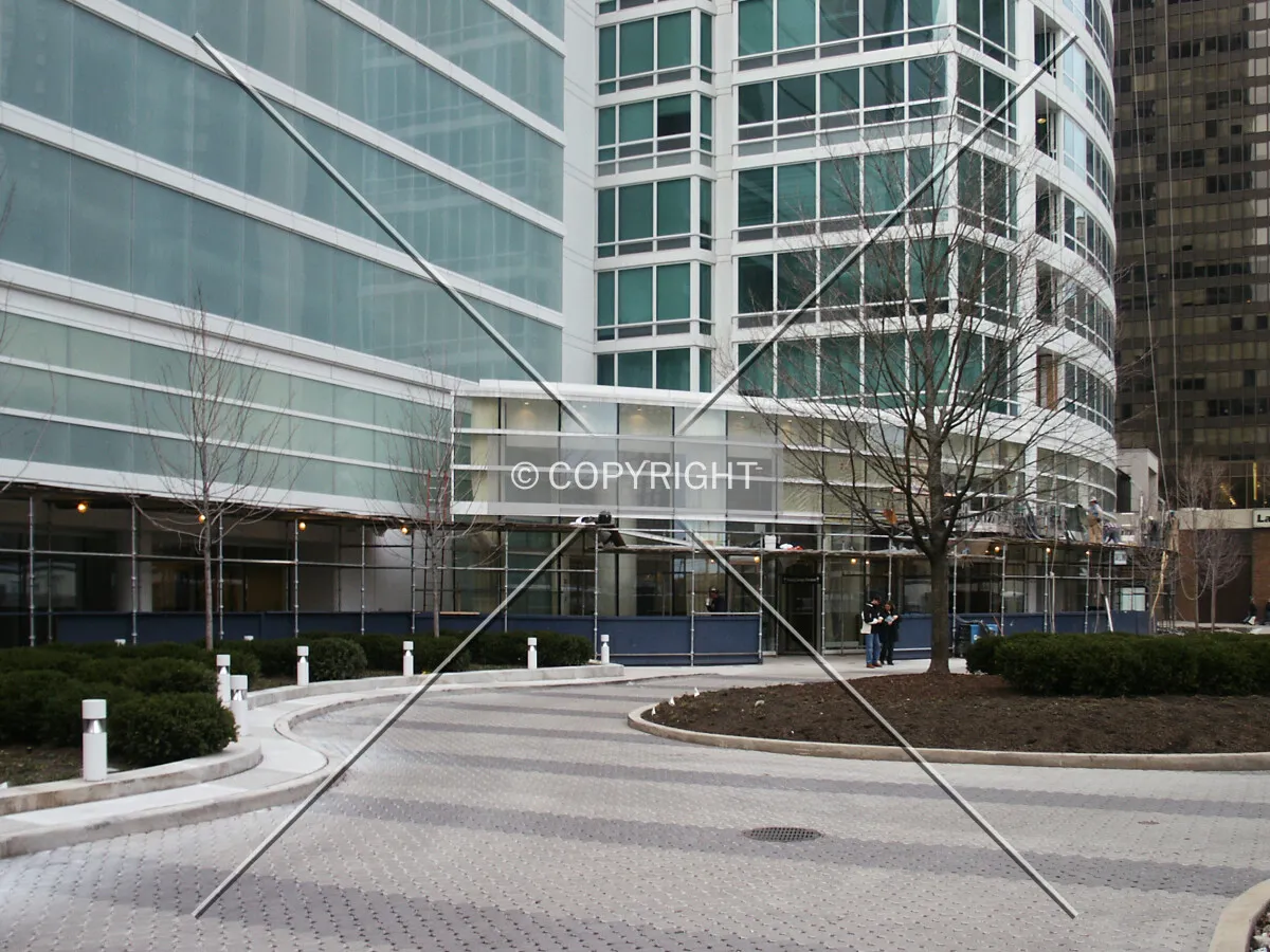 Entrance and driveway on the east side