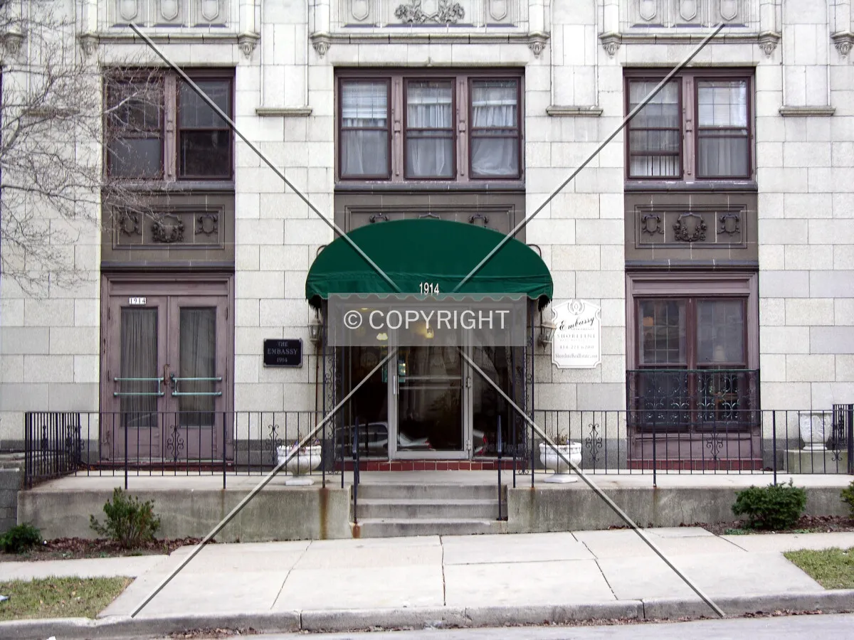 Main entrance off North Prospect Avenue