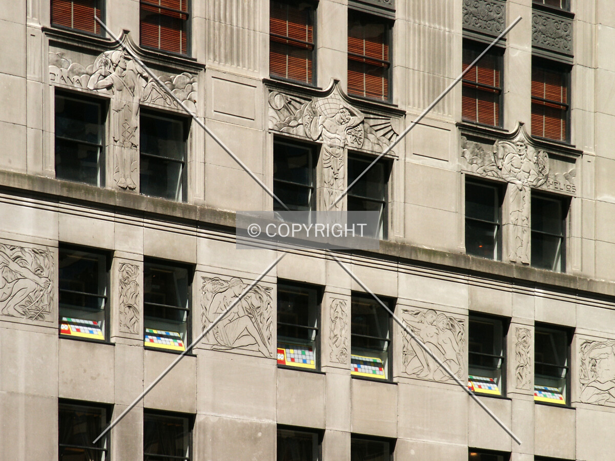 Detail of the east facade with bas-reliefs