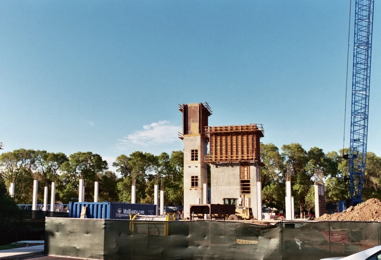 View from the southeast