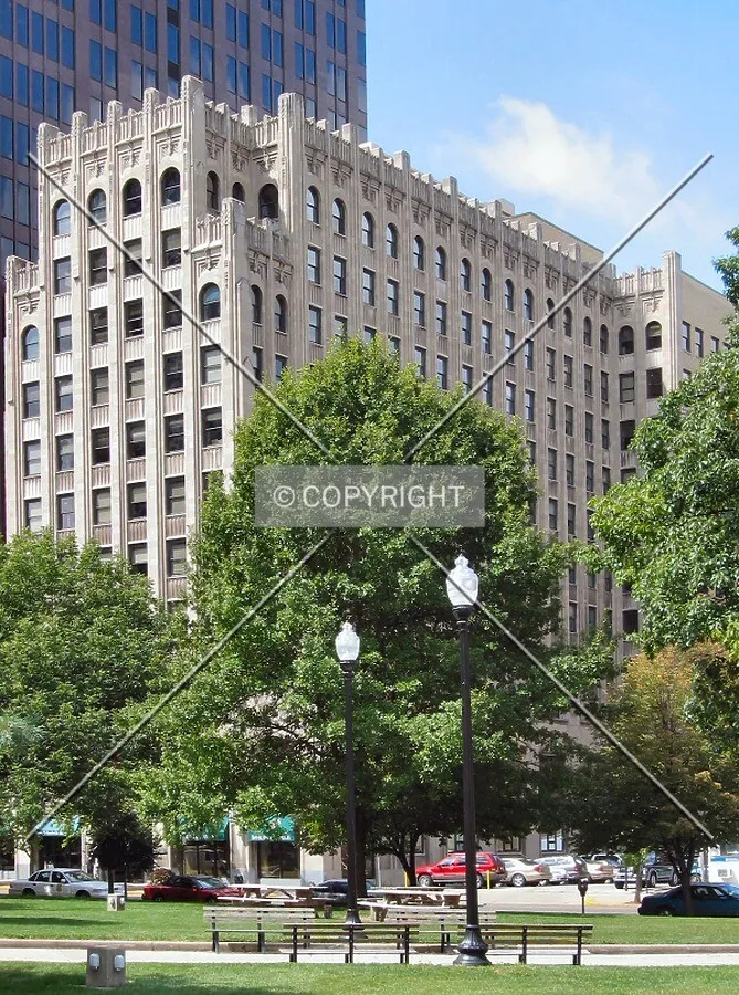 View to the southwest from Vermont Street