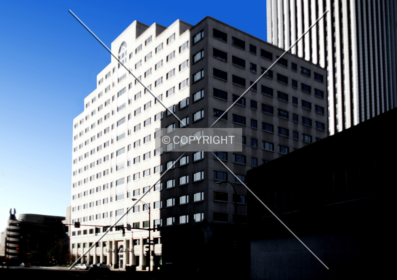 View from the southeast on Broad Street
