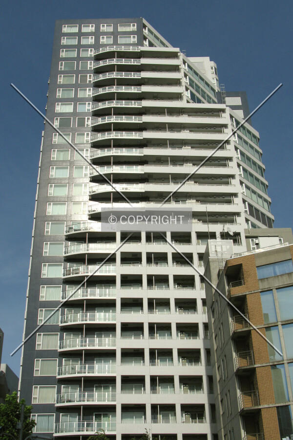 Looking up from the west