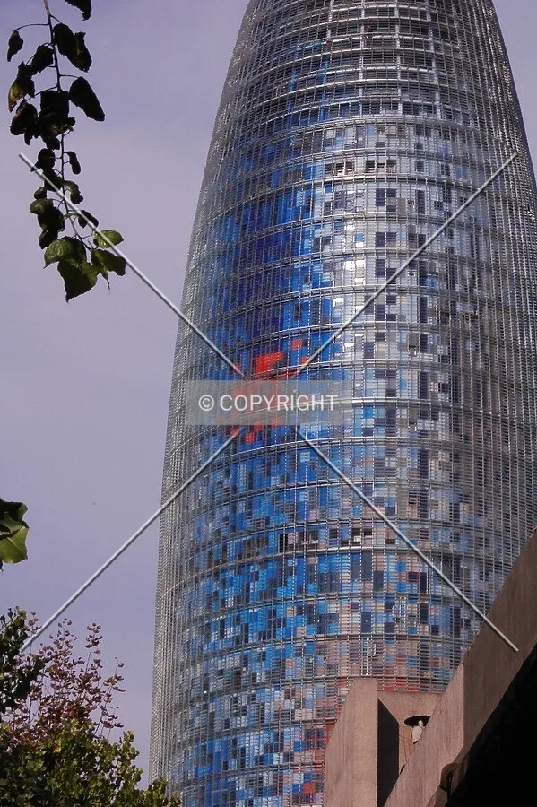 Red spot on the middle of the tower
