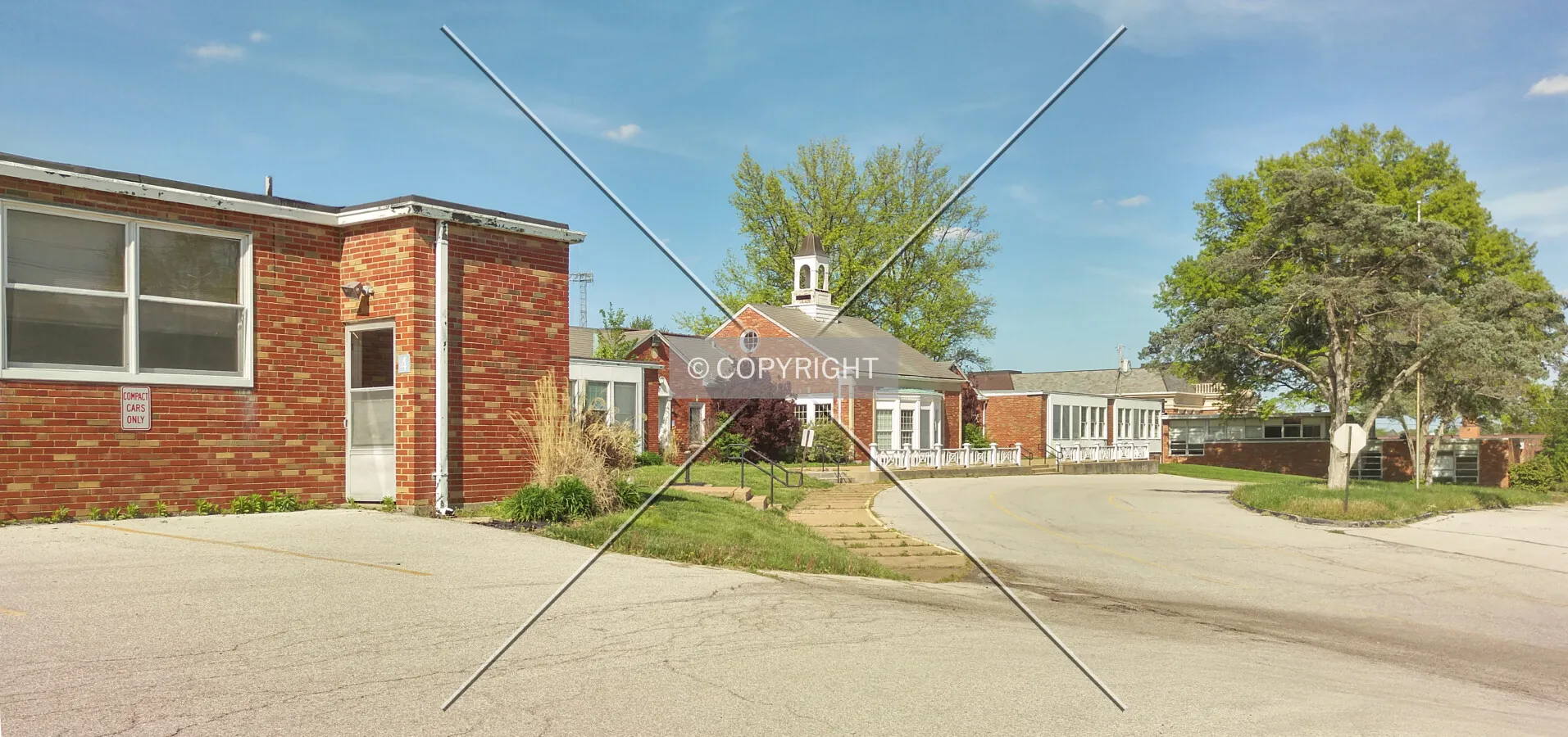 View from the southwest; April 28, 2015