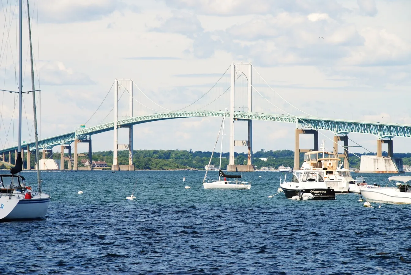 Distant view from the southeast