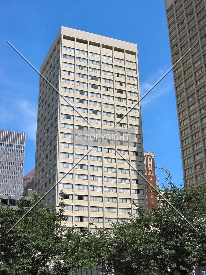 View to the east from Liberty Street