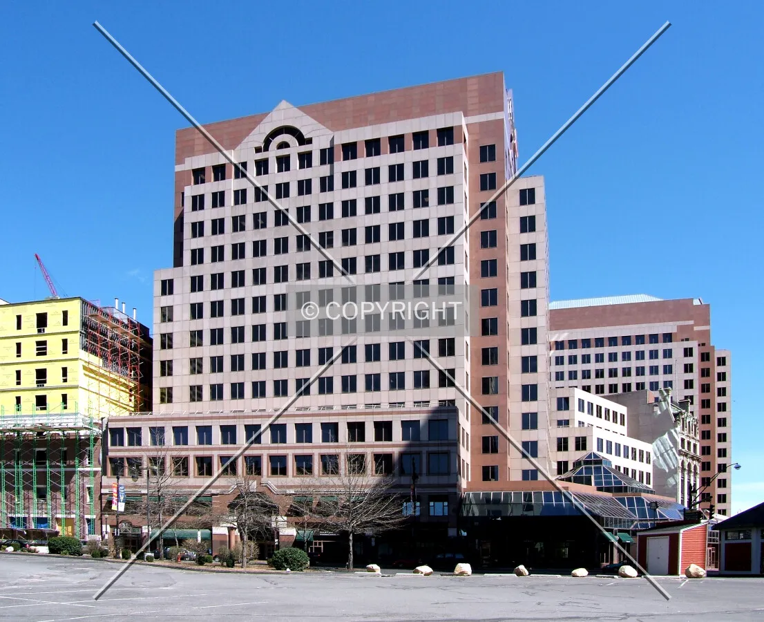 View from the west across Main Street