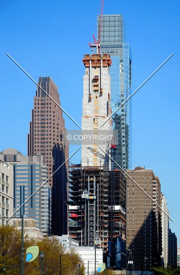 From JFK Boulevard to the west