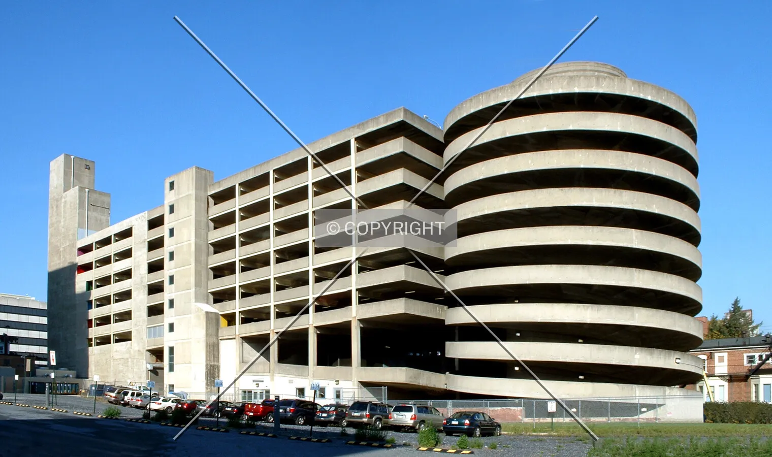 View from the southeast
