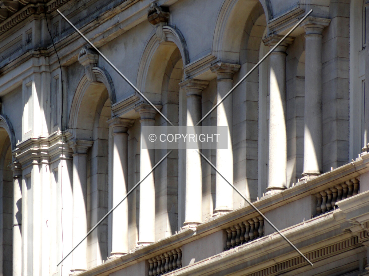 Western facade detail