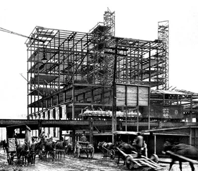 Vintage view from the northwest