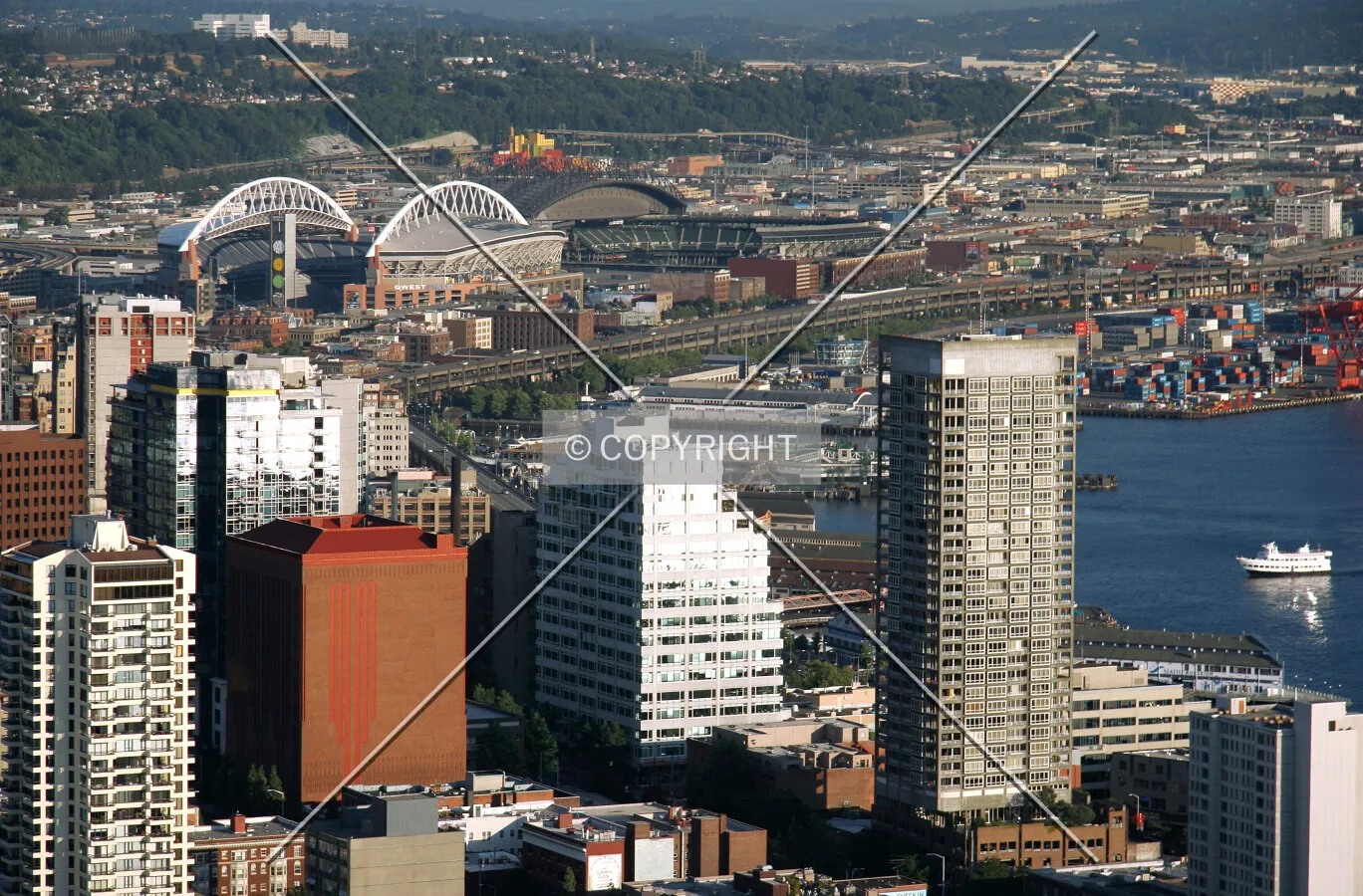 As seen from the Space Needle