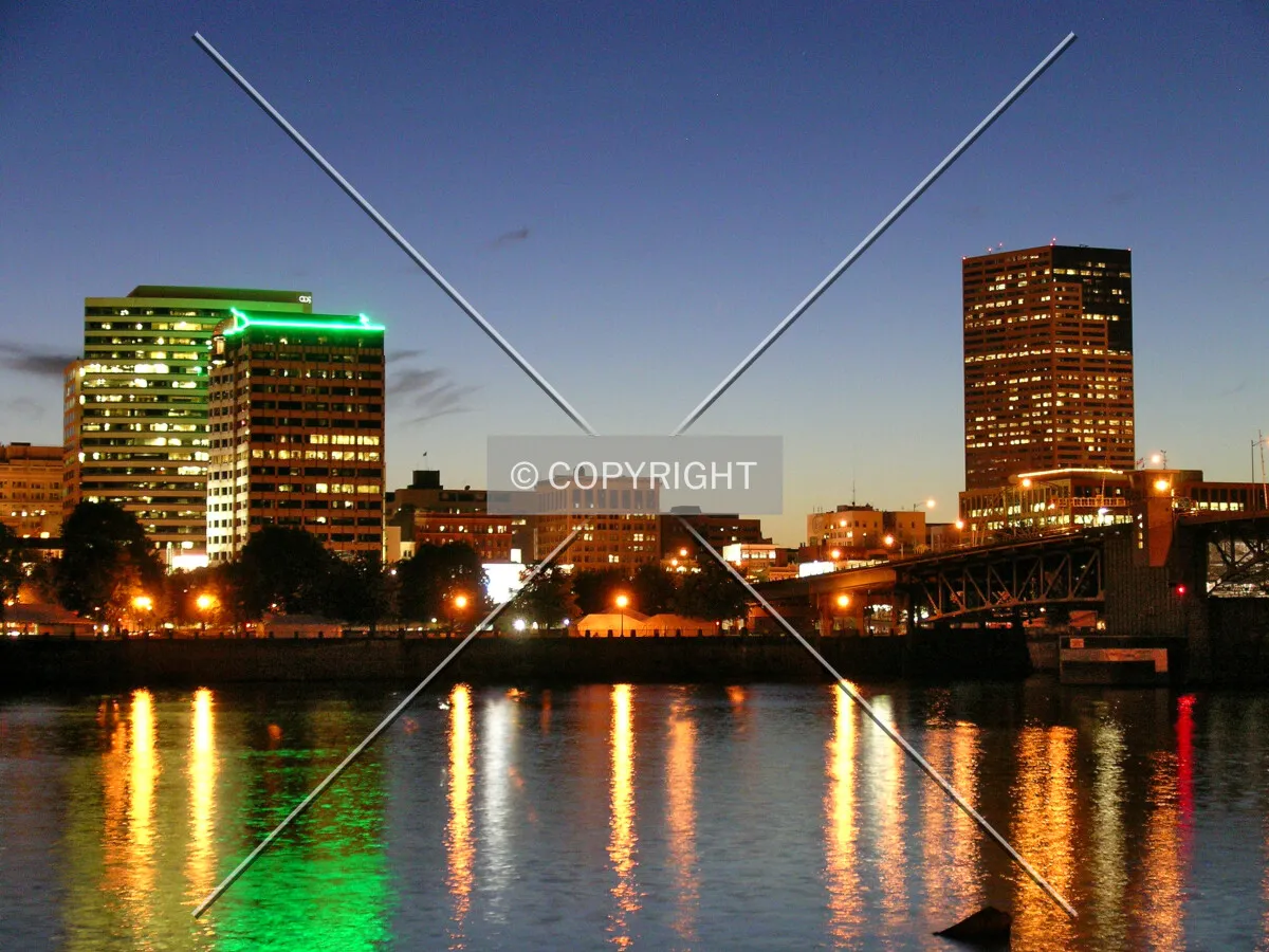 Downtown across the river