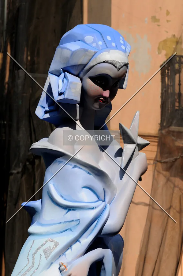 Ninot in the streets of Valencia