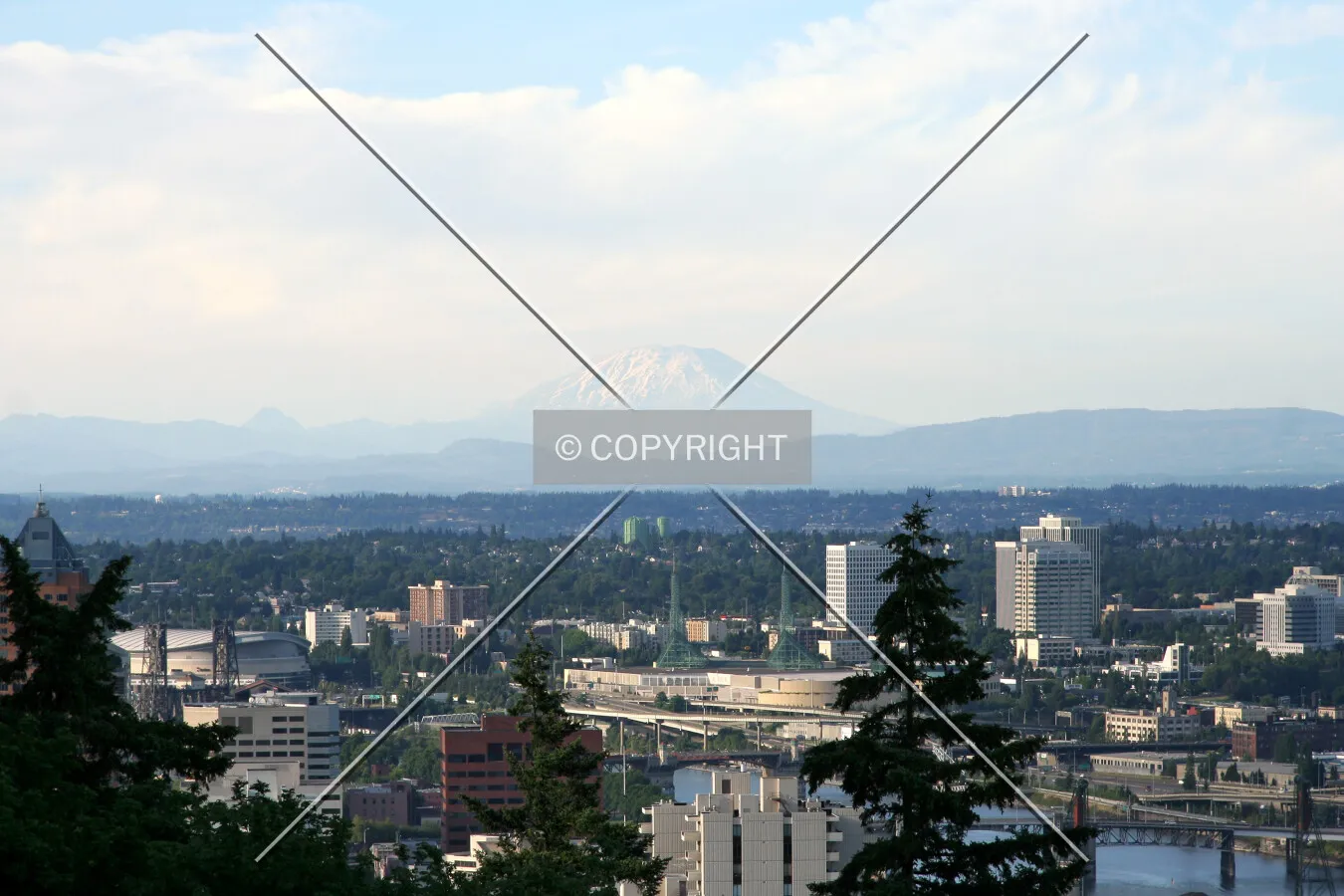 Looking towards Mount St. Helens