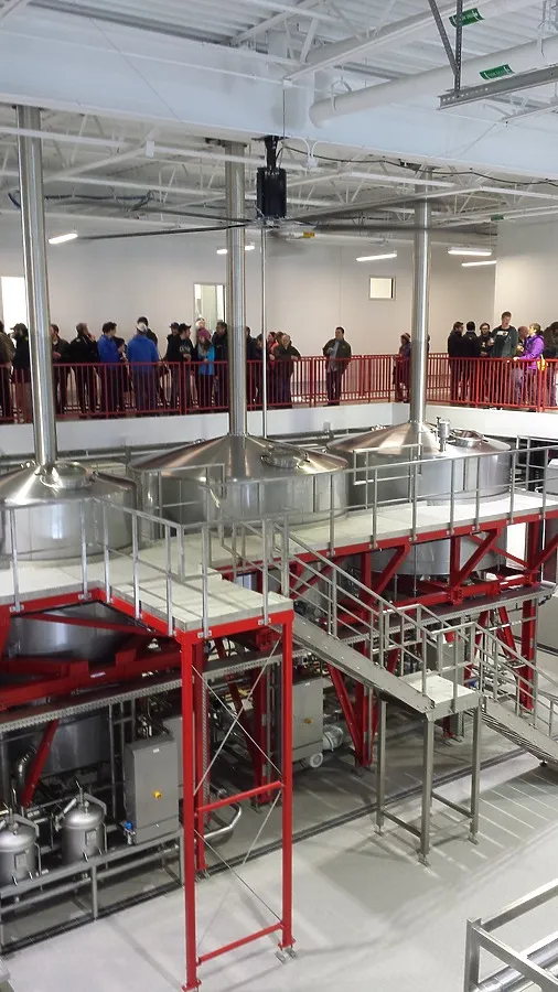 Grand opening at the new brewery