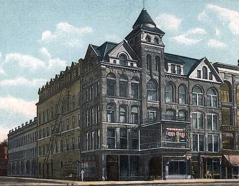 Vintage view from the northwest
