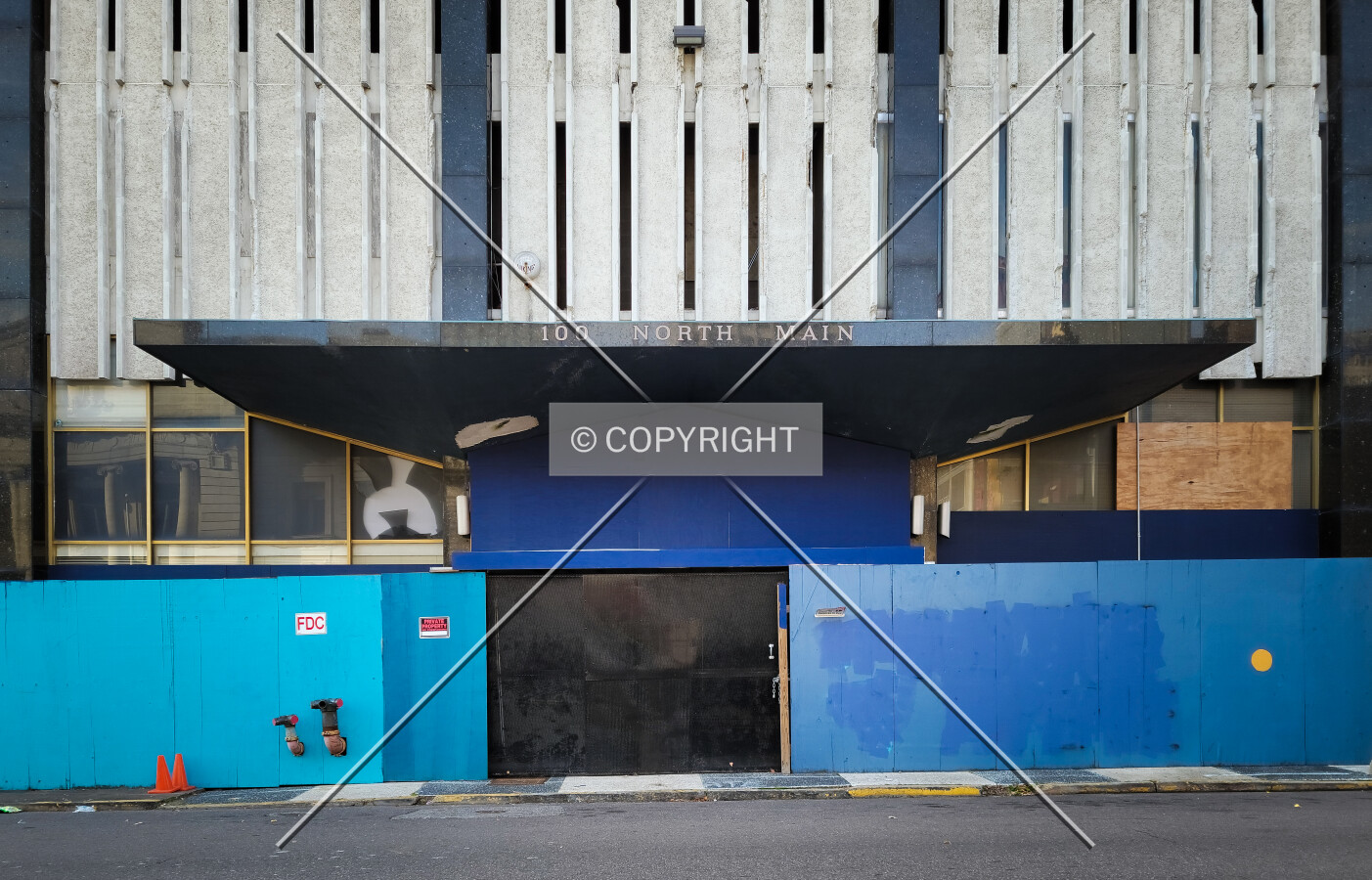 Main entrance; November 20, 2021