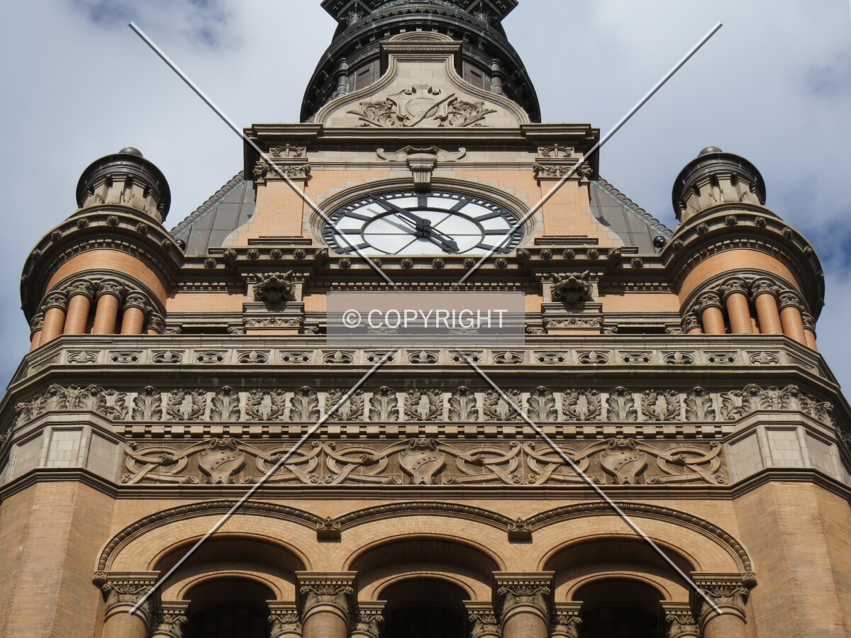 Clock tower detail